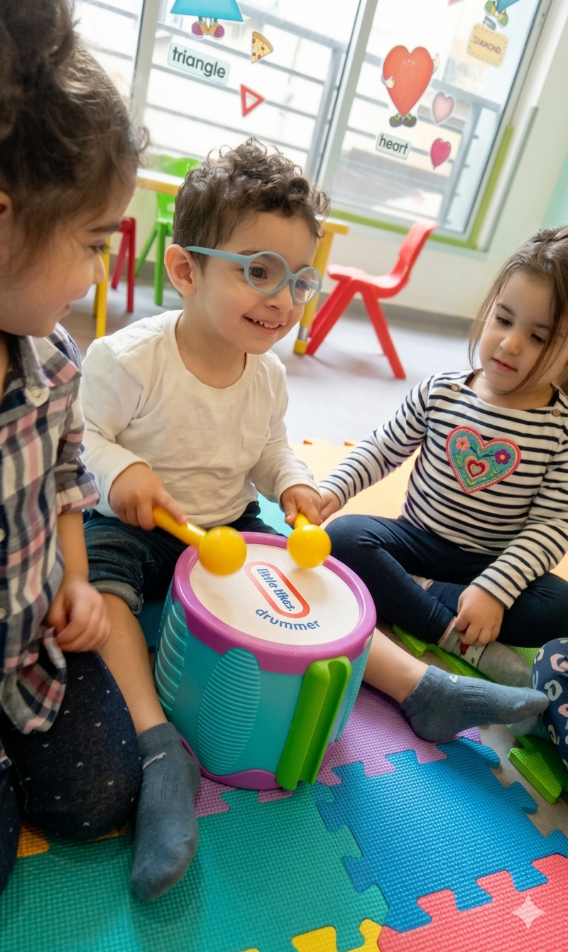 Children playing at Cuddles Childcare Center