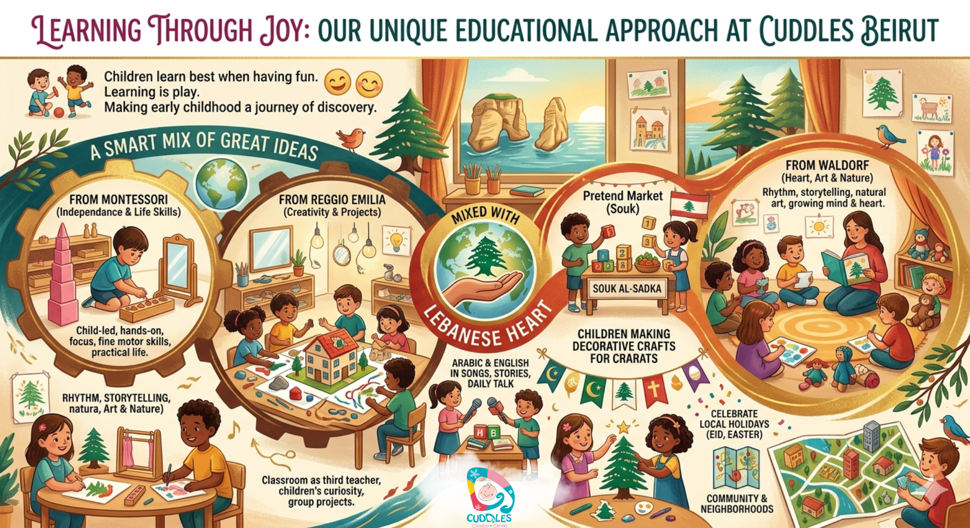 Learning Through Joy: Our Unique Educational Approach at Cuddles Beirut